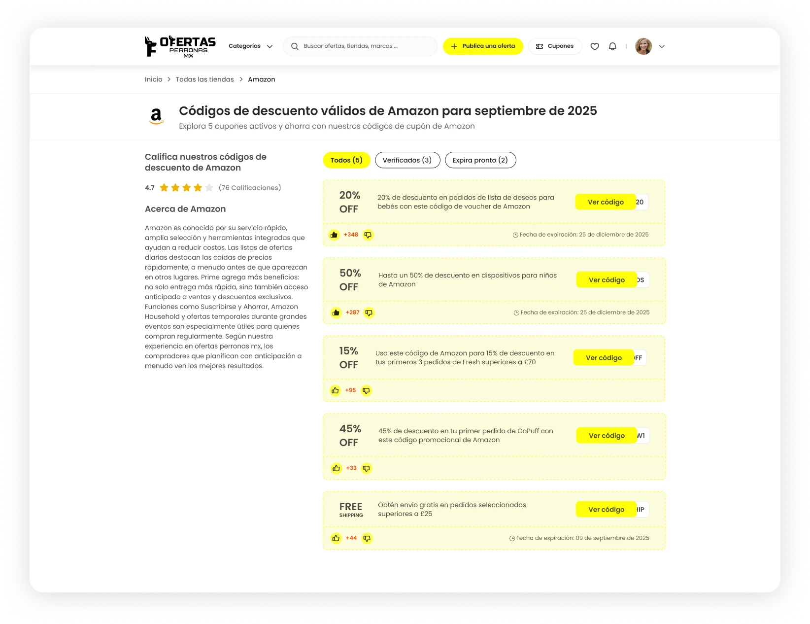 Dashboard view 4